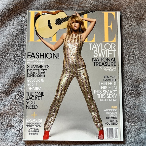 TaylorSwift ELLE 2015 テイラースウィフト Amazon.com: Elle Magazine June 2015 Taylor Swift Cover: Elle